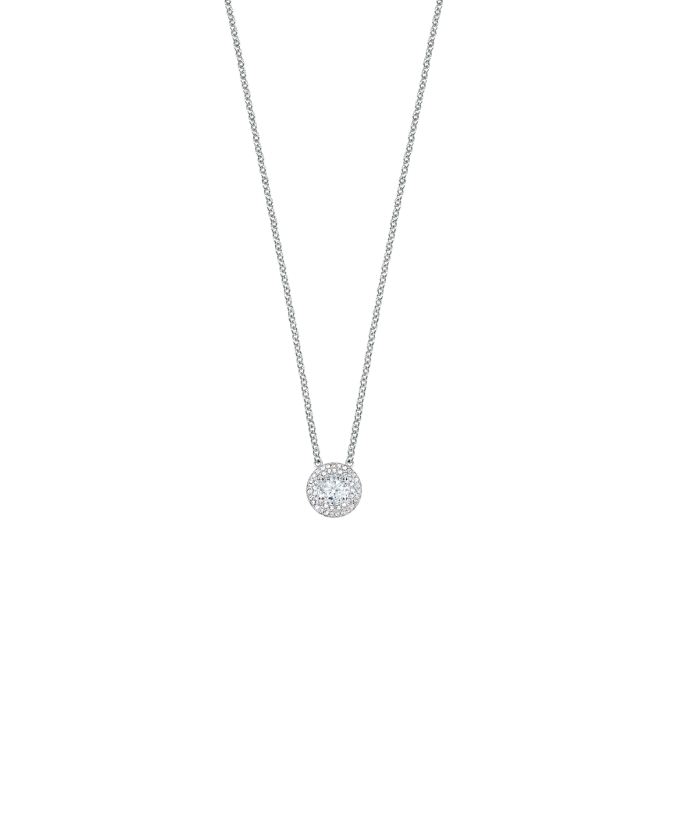 Women's necklace sterling silver Tesori with round pendant