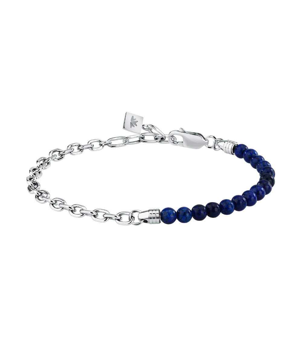 Men's Steel Bracelet with Lapis Lazuli, Morellato