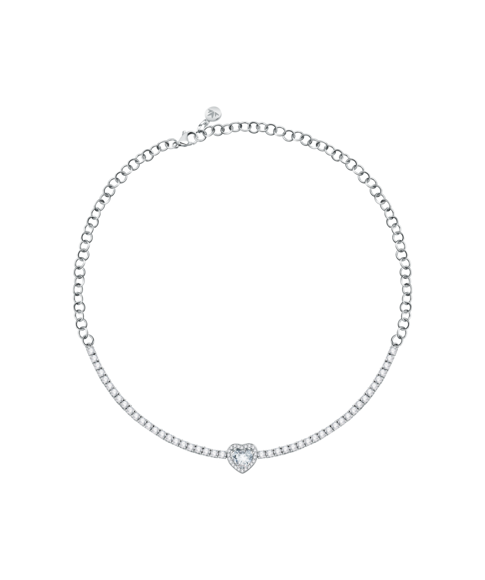 Women's necklace sterling silver Tesori with heart