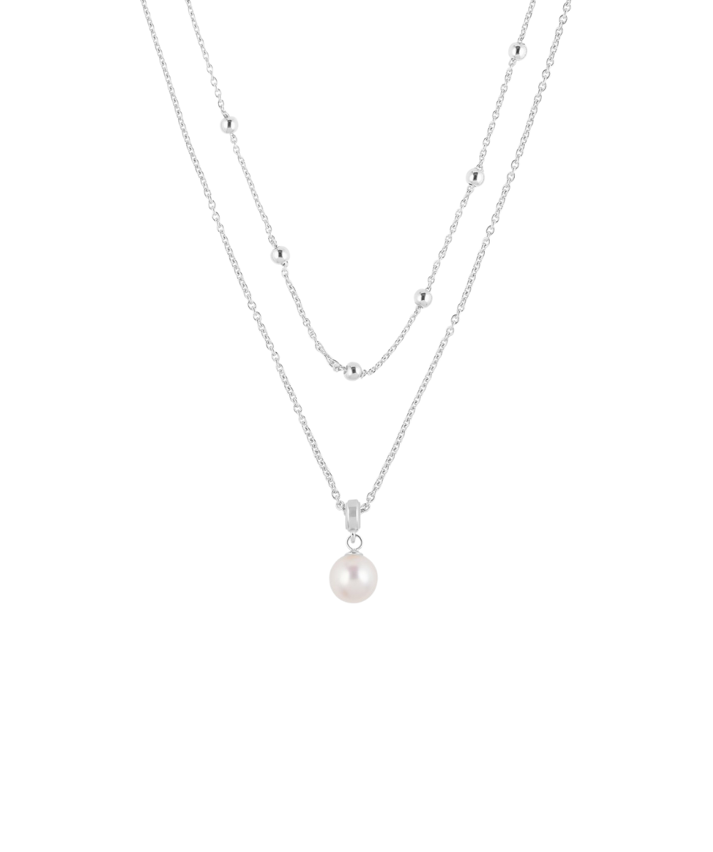 Women's JOY silver necklace, adjustable, JETTE
