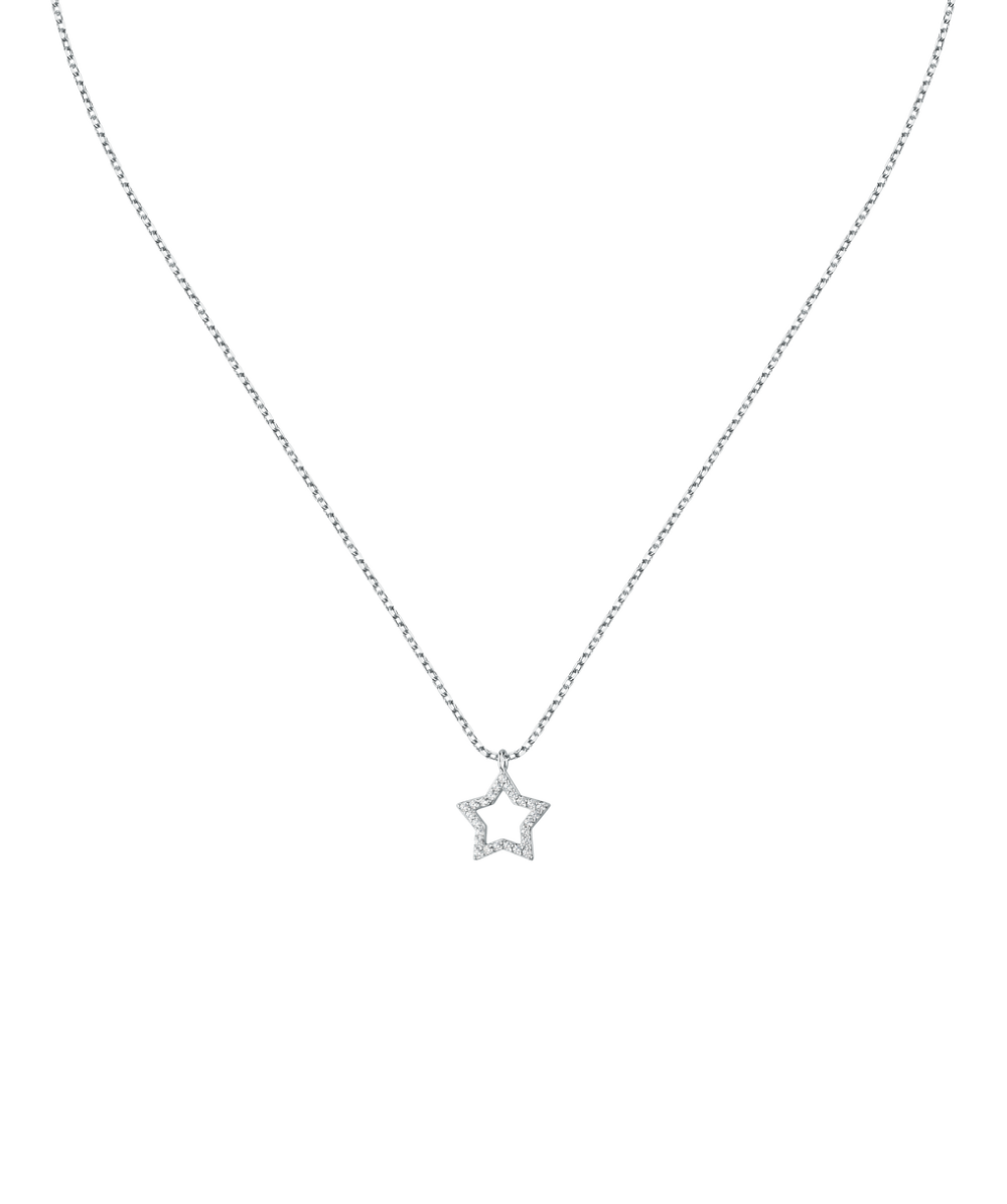 Women's Silver Necklace with Star Pendant, LA PETITE STORY