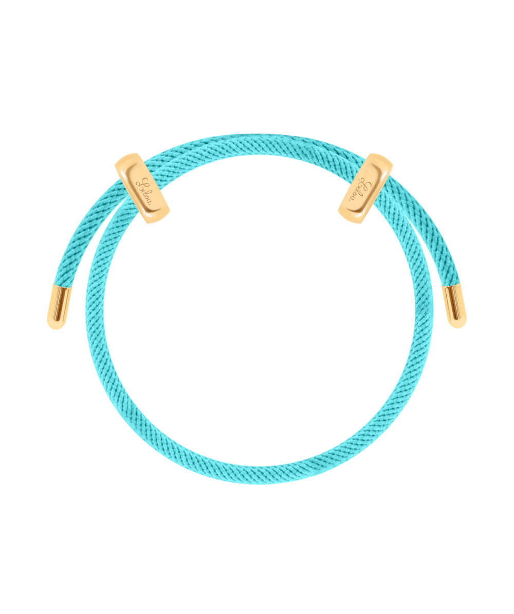 Liana bracelet, gold plated in turquoise, Lilou