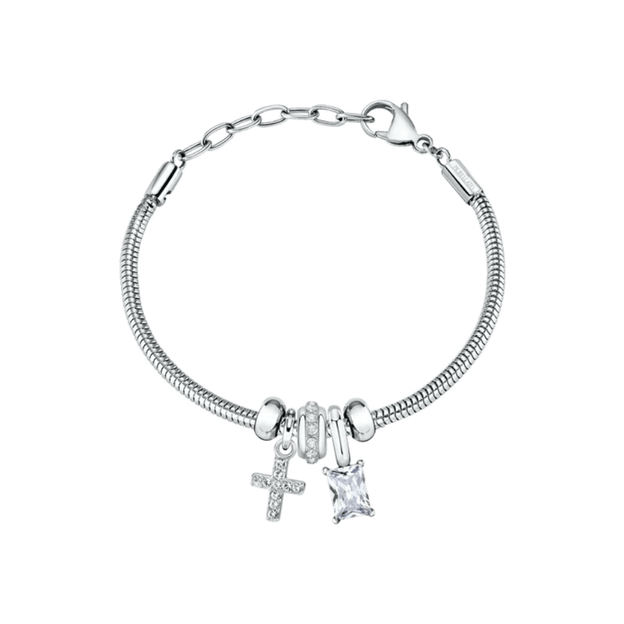 Women's bracelet adjustable with charms, MORELLATO