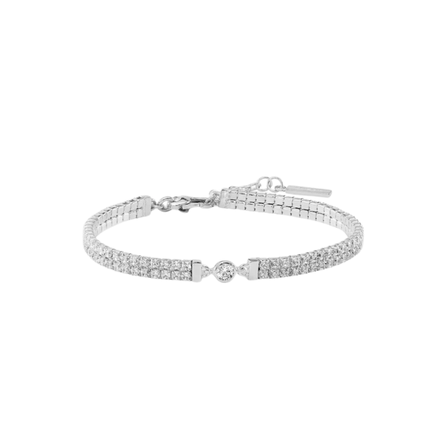 Women's bracelet sterling silver adjustable CASCADE, JETTE
