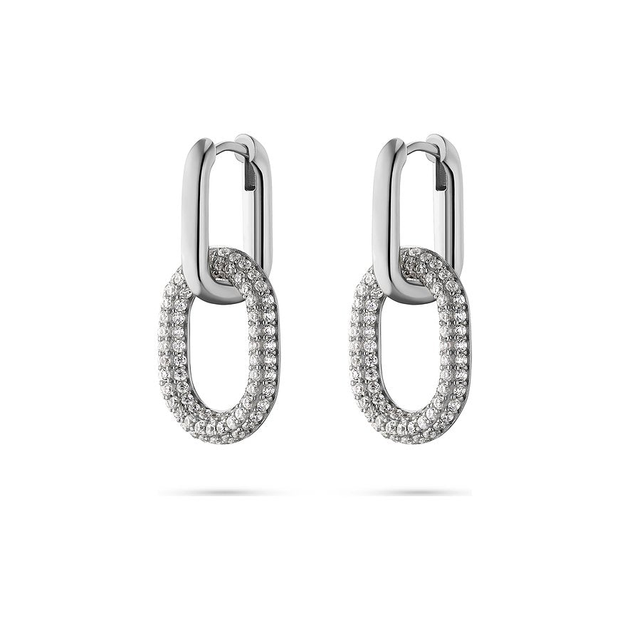 Women's earrings sterling silver LIQUID, JETTE