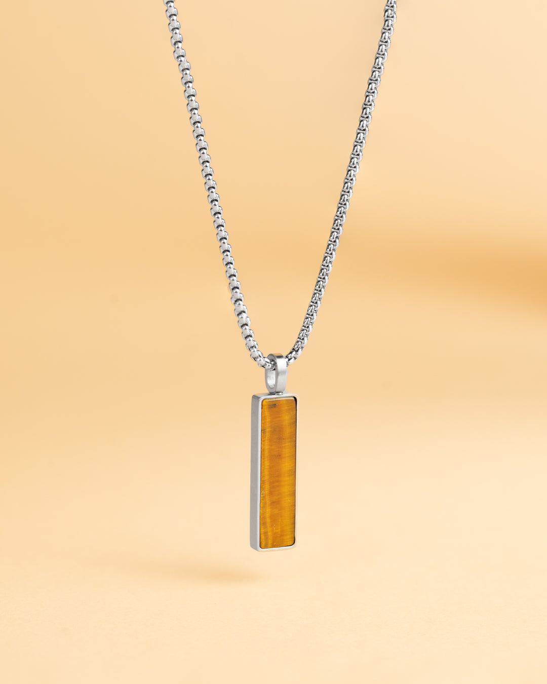 Men's necklace Galli Silver Tiger, GEMINI