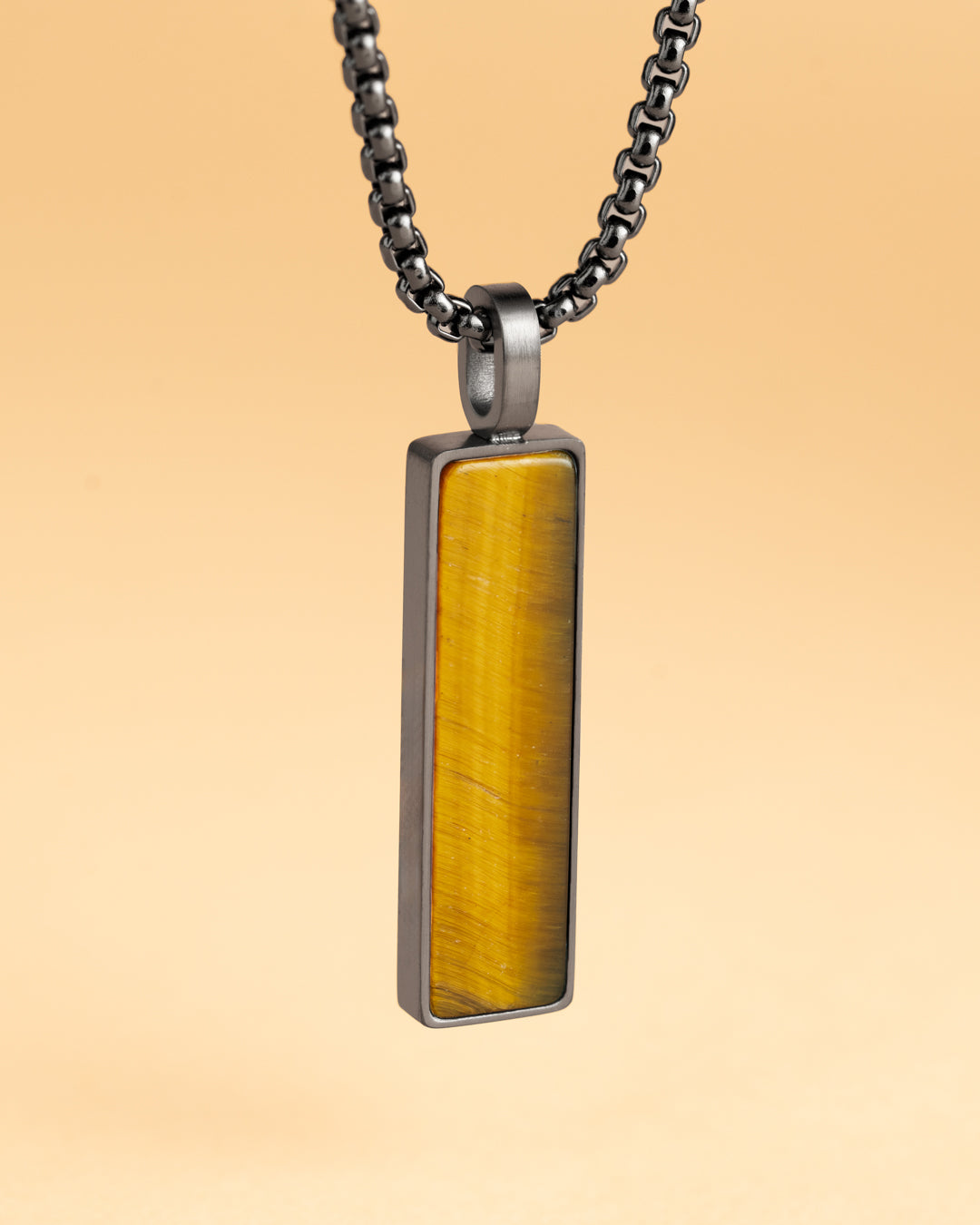 Men's necklace Galli Black Tiger, GEMINI