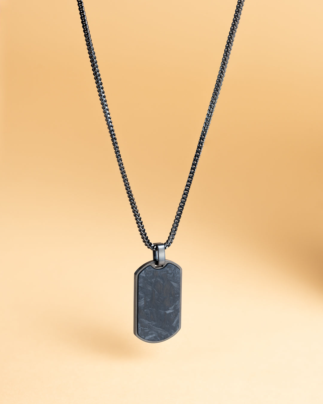 Men's necklace Bellum Black, GEMINI