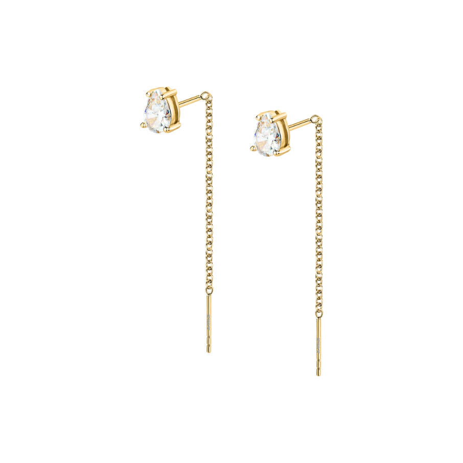 Women's long silver earrings – Tesori, MORELLATO