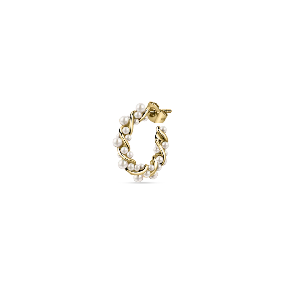 Single Women's Earring with Pearls, LA PETITE STORY