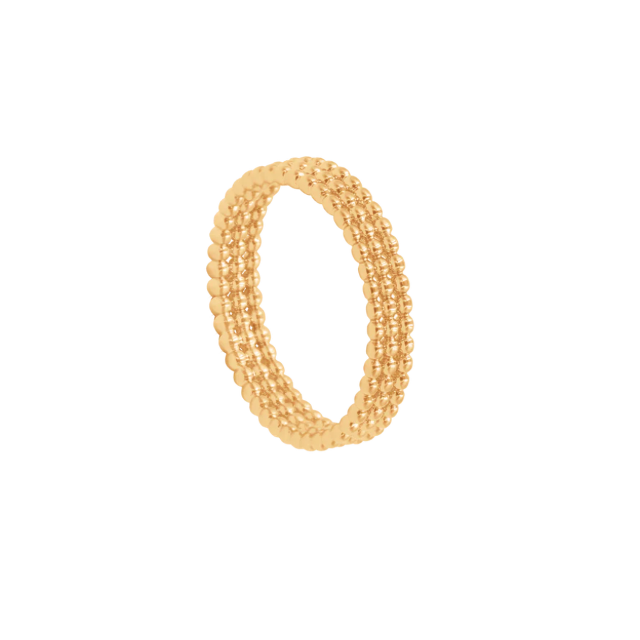 Women's ring Etno gold-plated, Lilou
