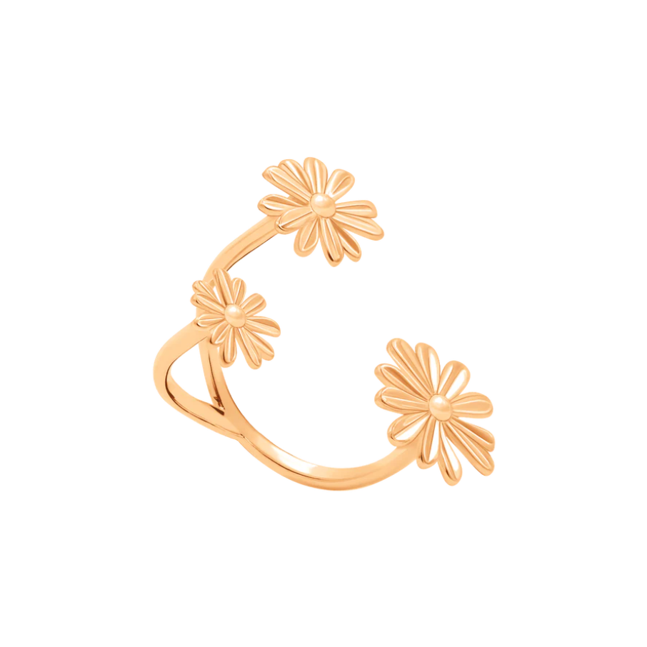 Women's ring Margaret gold-plated, Lilou