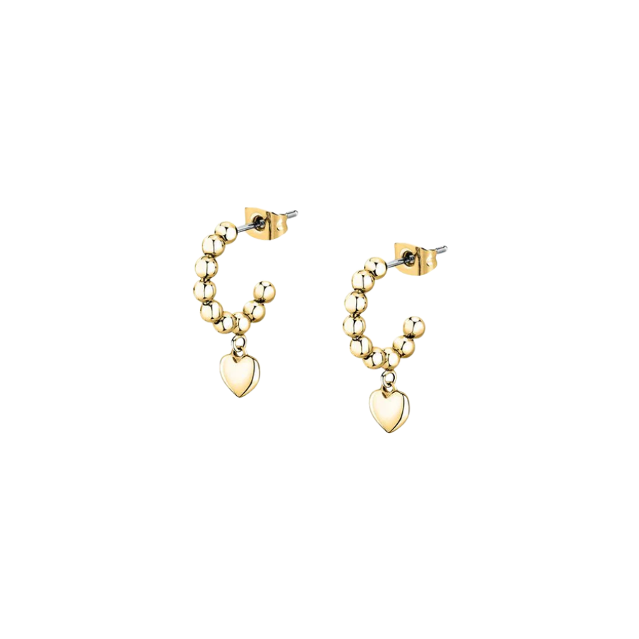 Women's earrings round Talismani with heart-shaped pendants, MORELLATO