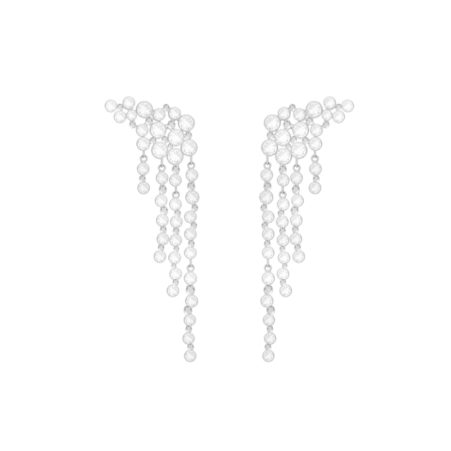 Women's earrings Sparkling, silver-plated, Lilou