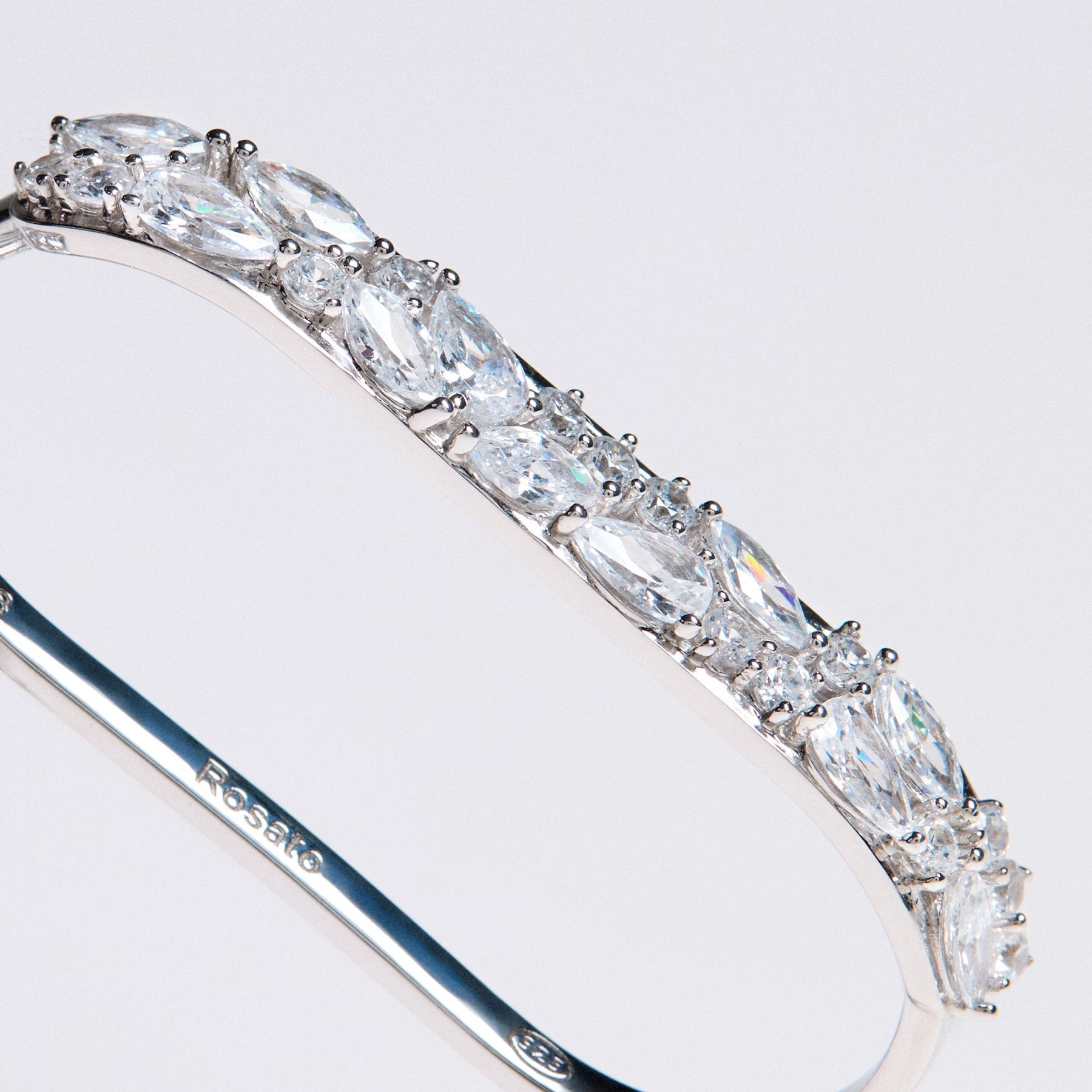 Women's Double Silver Ring GEMMA, ROSATO