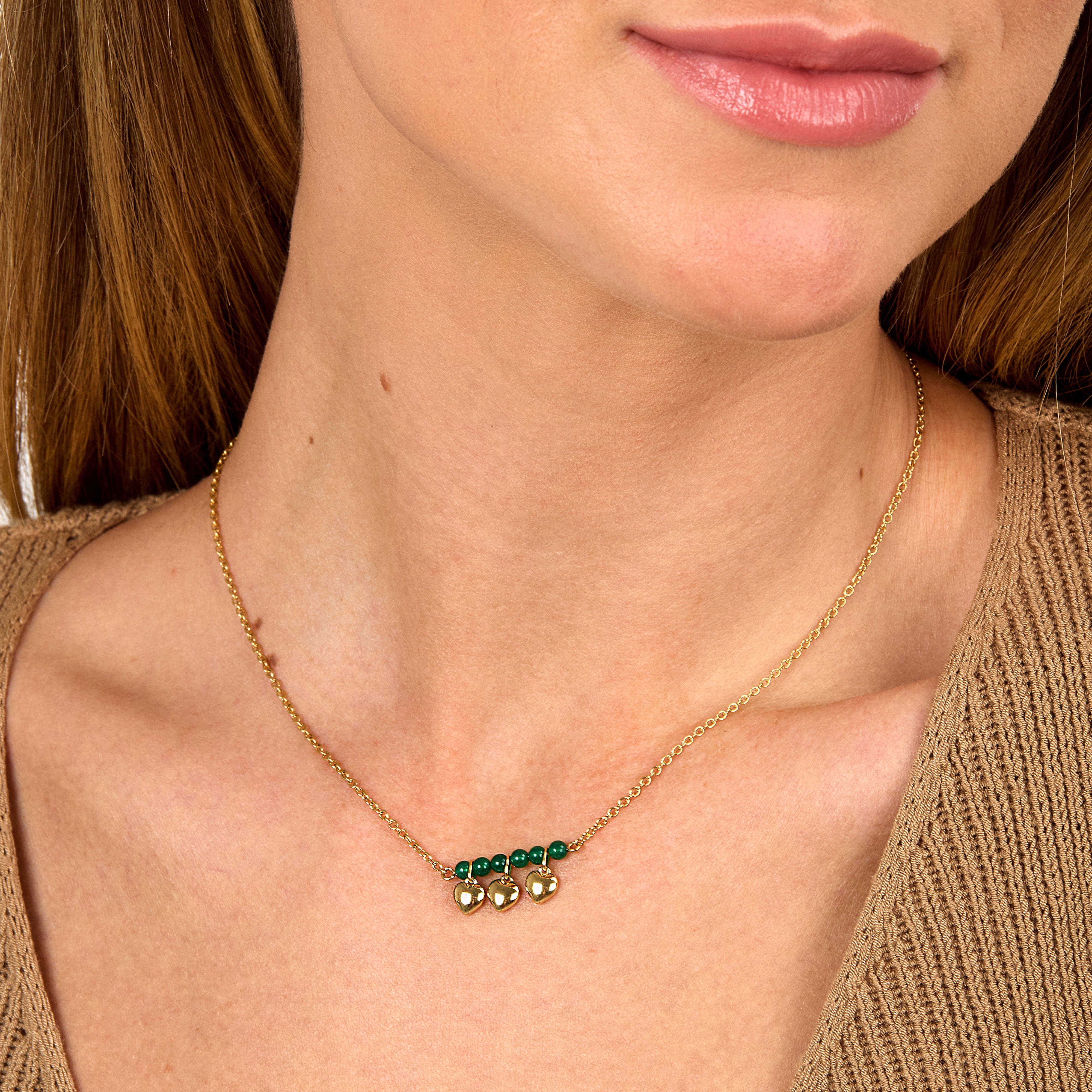 Women's necklace Talismani with Agate stones, MORELLATO