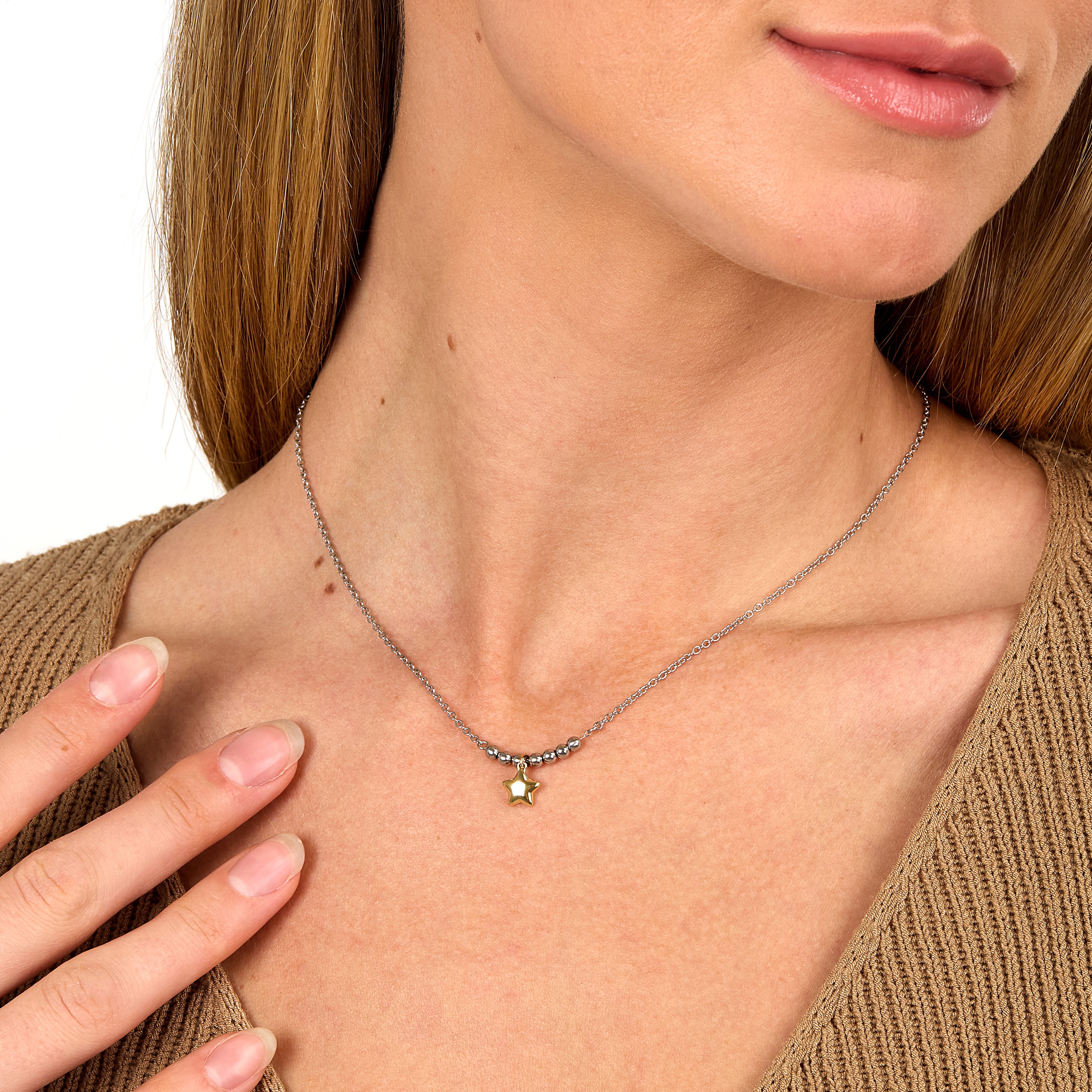 Women's necklace Talismani with star-shaped pendant, MORELLATO