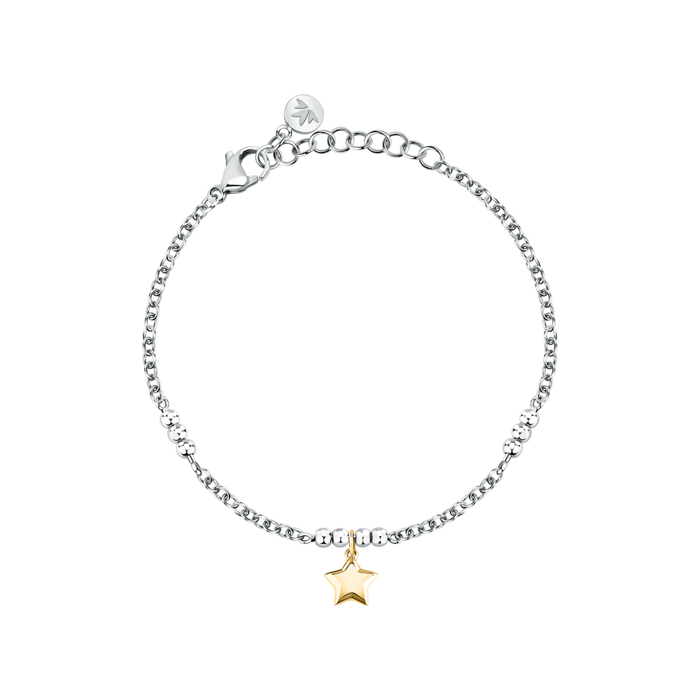 Women's bracelet Talismani with star-shaped pendant, adjustable, MORELLATO