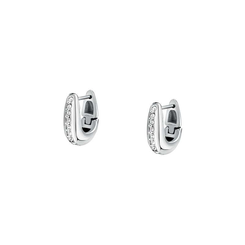 Women's earrings oval Creole 1.6cm, MORELLATO