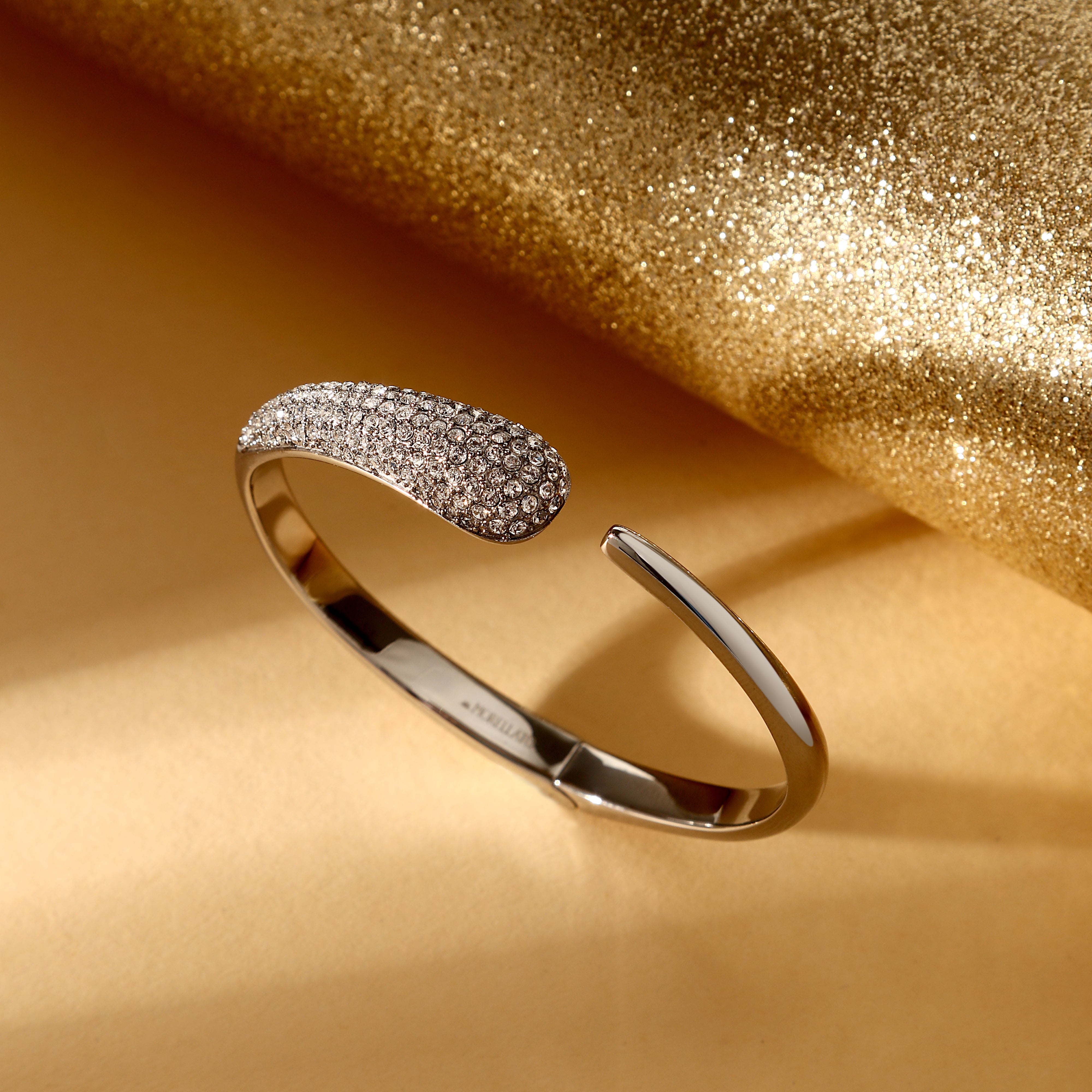 Women's bangle bracelet with crystals, Morellato