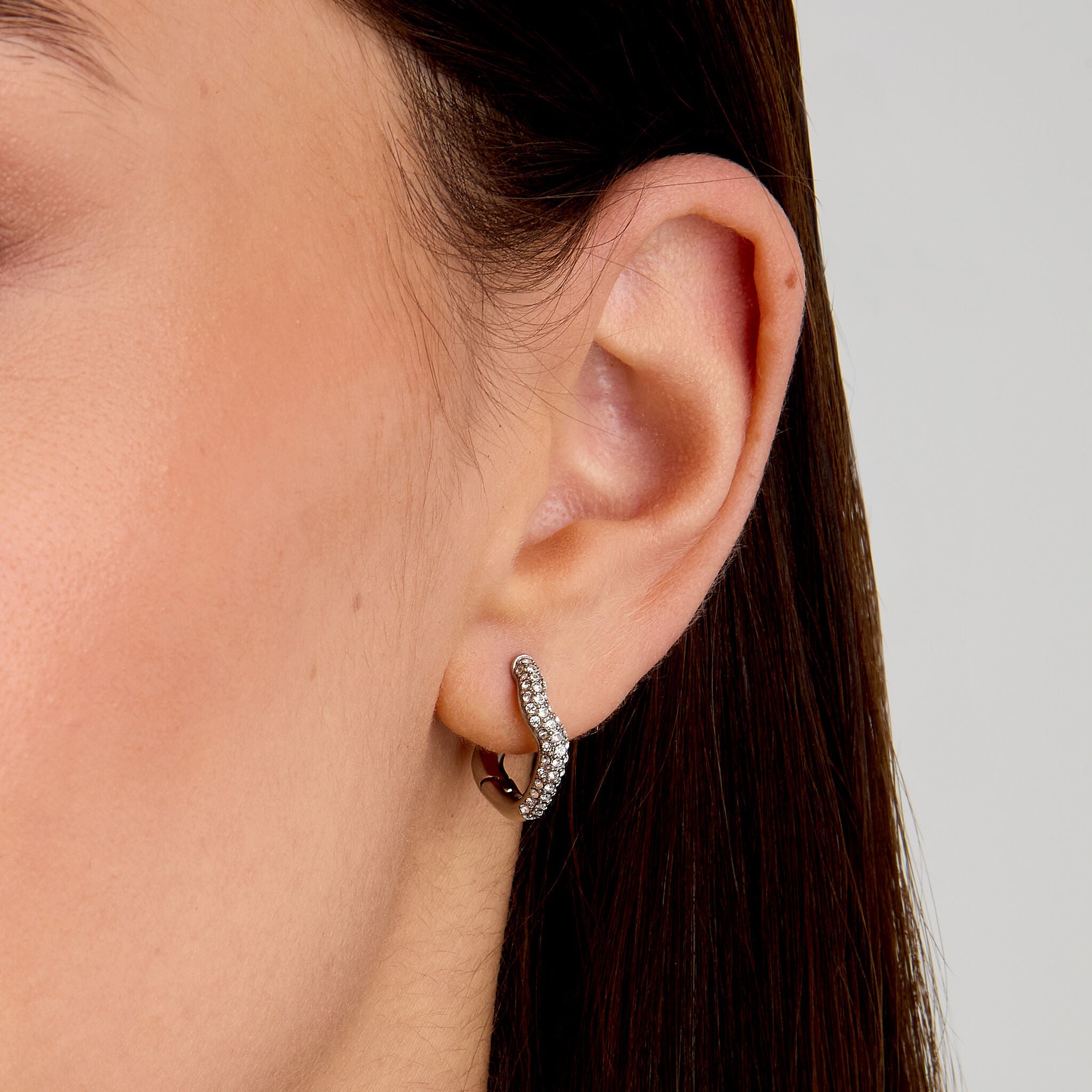 Crystal hoop earrings for women, Design collection, Morellato