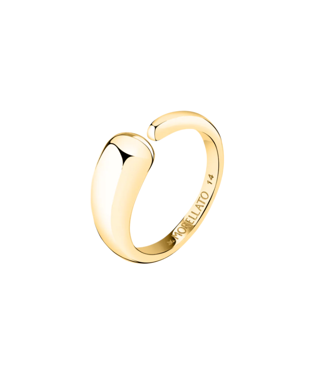 Open ring for women, yellow gold-tone Design collection, Morellato