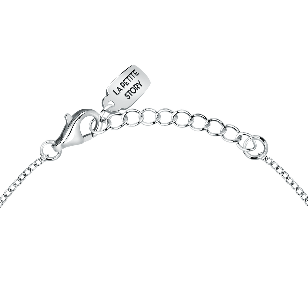 Bratara ajustabila din argint cu stea si zirconiu alb - Bratari ajustabile - LPS05AWV22 - LA PETITE STORY - Tessora