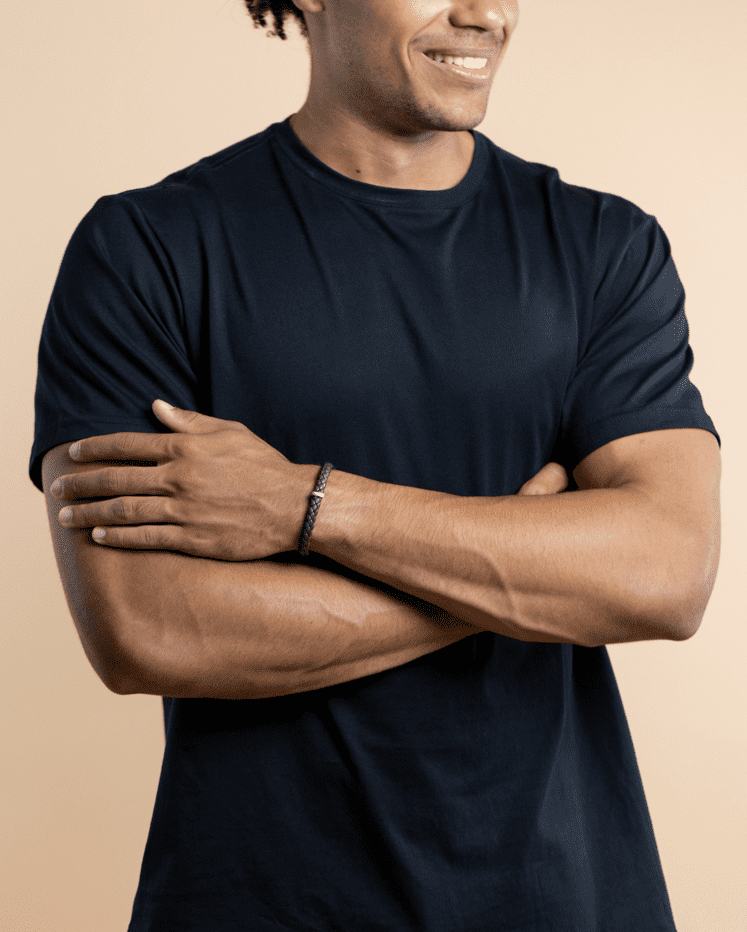 Bratara pentru barbati Una Brown - Bratari pentru barbati - O42XSS - GEMINI - Tessora