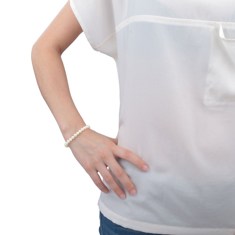 Bratara Perla ajustabila de 16 cm + extensie 4 cm - Bratari ajustabile - sanh06 - MORELLATO - Tessora