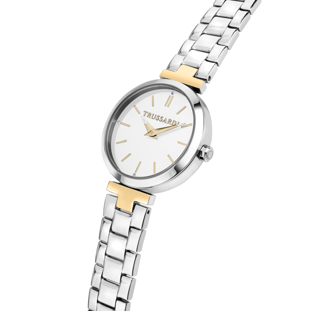 Ceas Trussardi LOUD cu cadran alb mat, dama - Ceasuri dama - R2453164502 - TRUSSARDI - Tessora