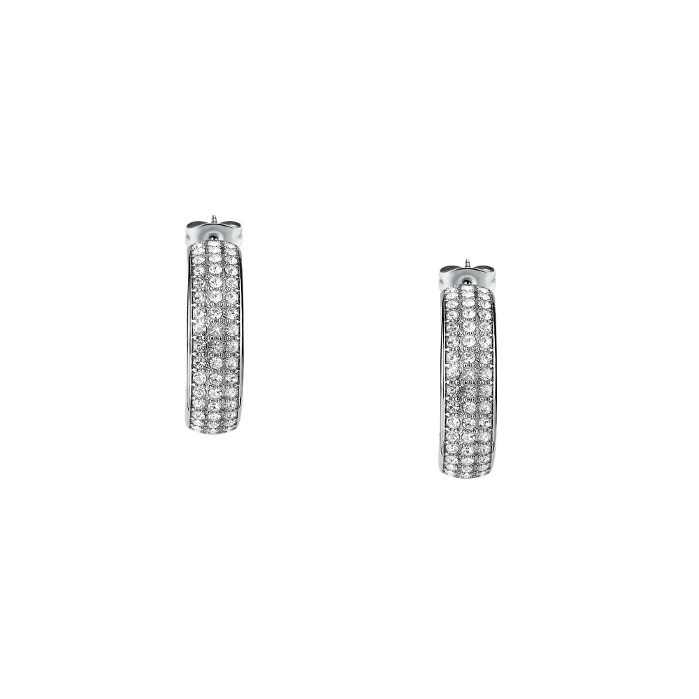 Cercei Creole cu pietricele de cristal - Cercei cu surub - savn02 - MORELLATO - Tessora