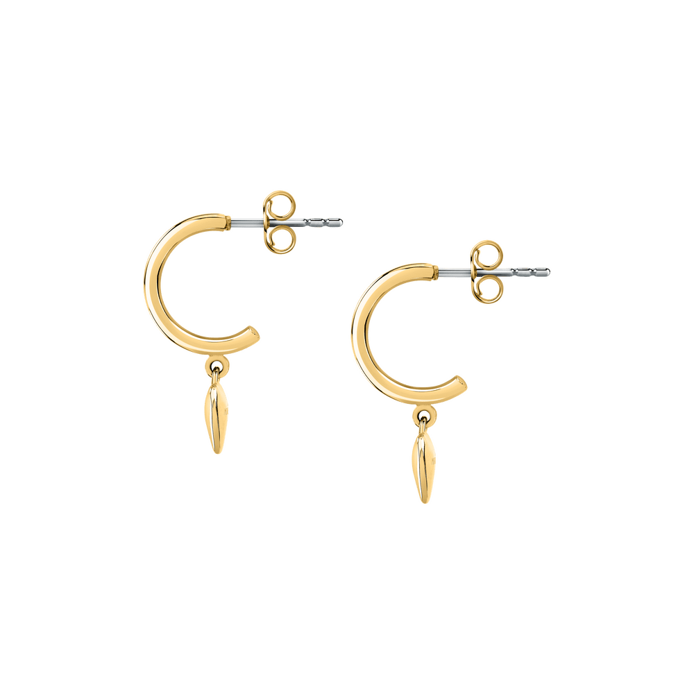 Cercei Trilliant aurii cu pandantiv in forma de triunghi - Cercei cu surub - sawy13 - MORELLATO - Tessora