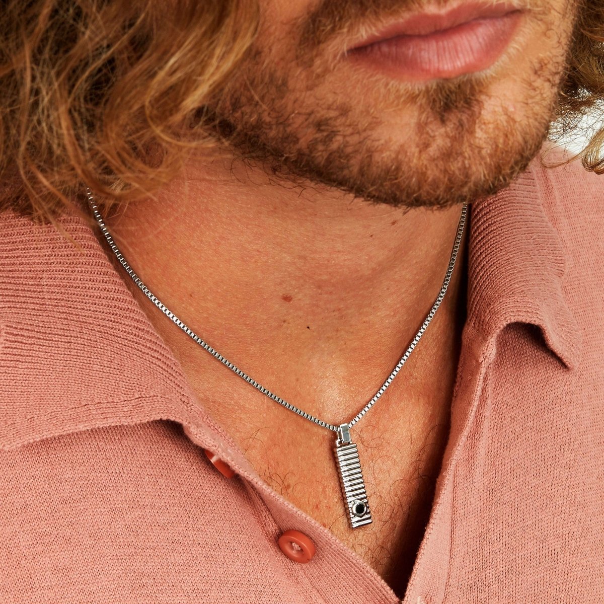 Colier Motown pentru barbati - Coliere pentru barbati - sabh29 - MORELLATO - Tessora