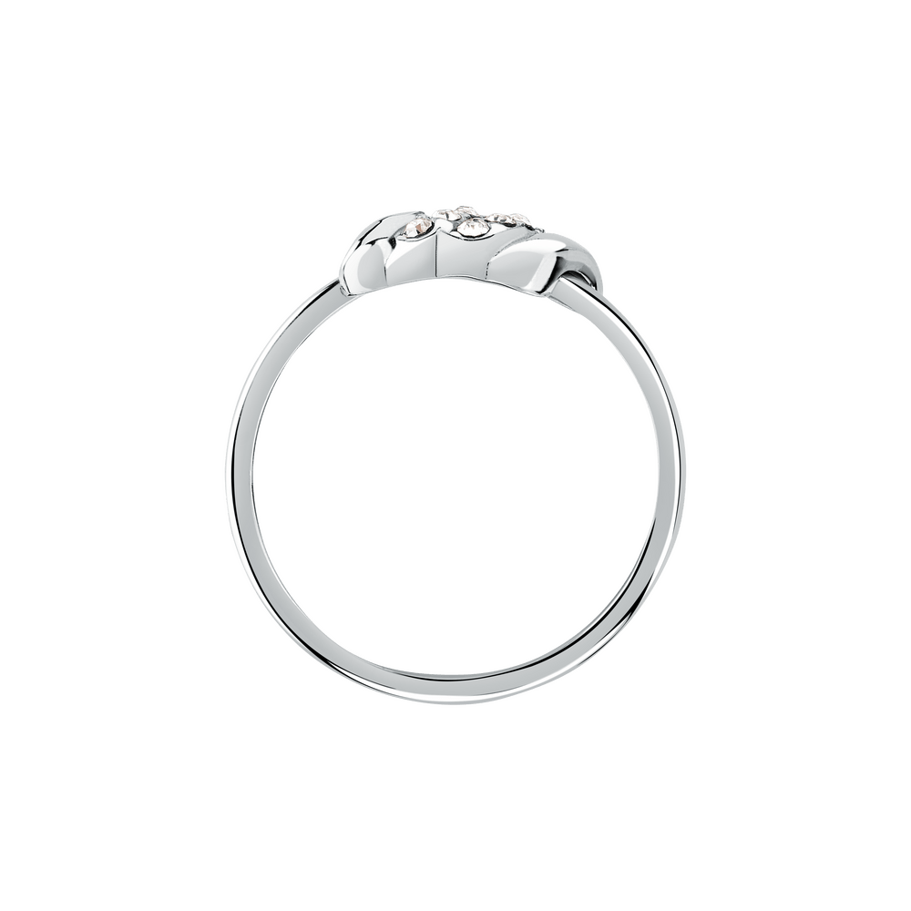 Inel din otel inoxidabil cu cristale - Inele cu pietre - sawz14012 - MORELLATO - Tessora