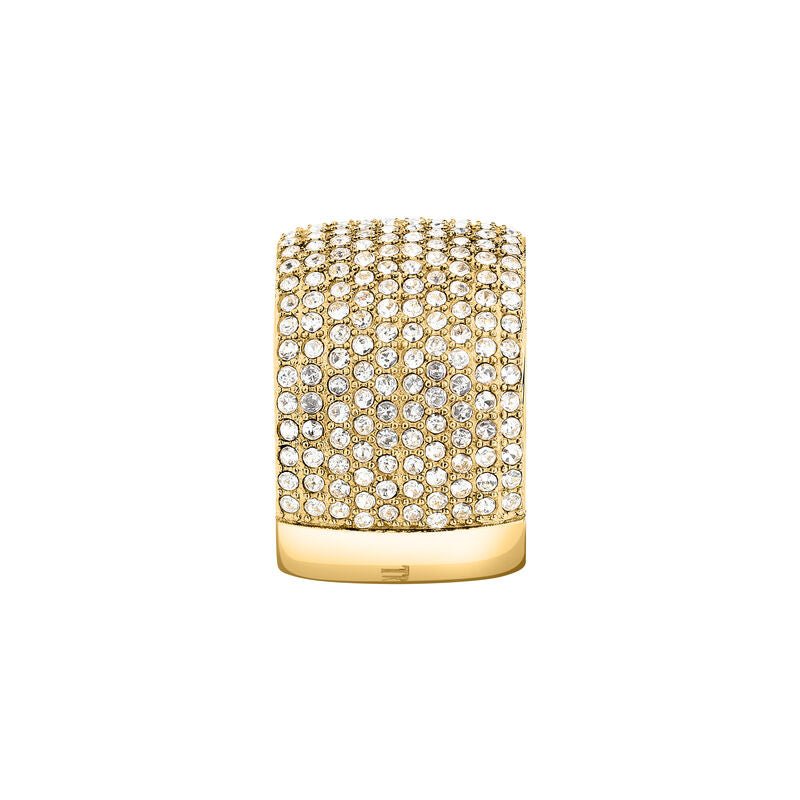 Inel T - DESIGN PAVE, placat cu argint - Inele cu pietre - TJAXC103012 - TRUSSARDI - Tessora