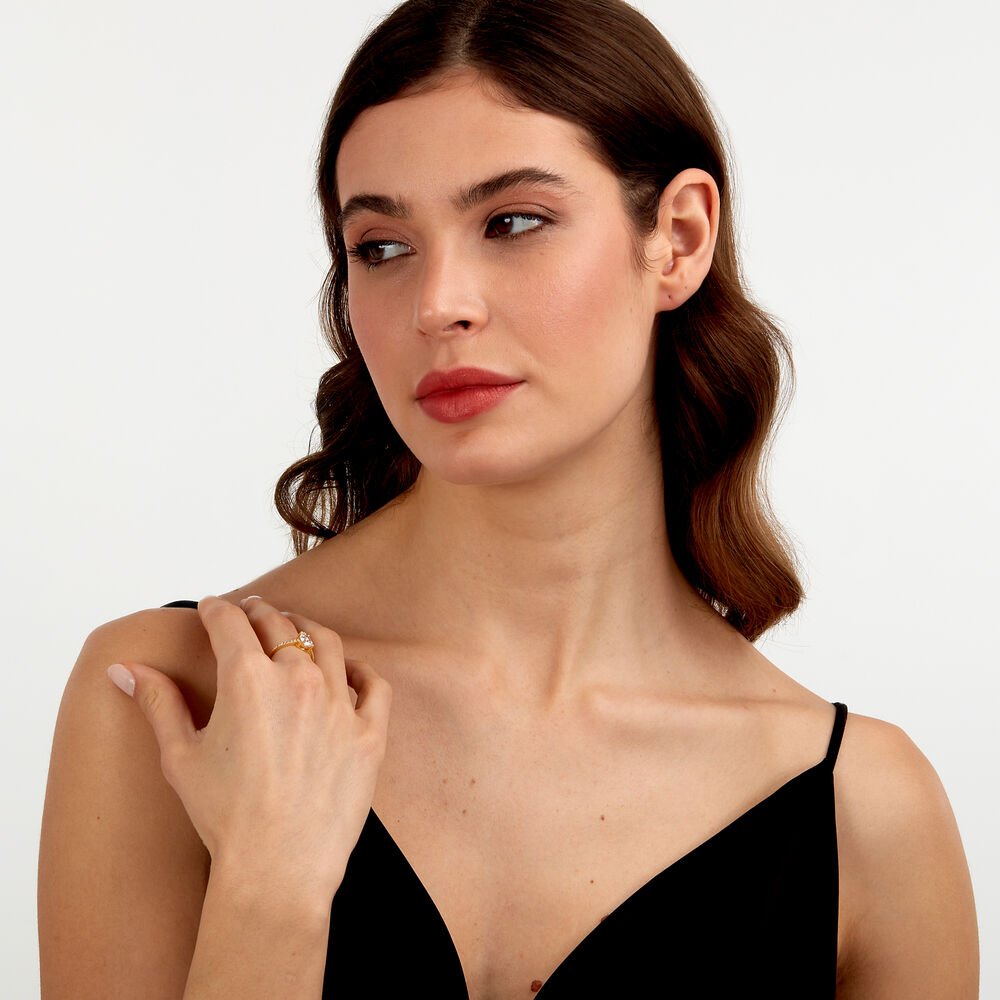 Inel Tesori cu piatra In forma alungita - Inele din argint - saiw210012 - MORELLATO - Tessora