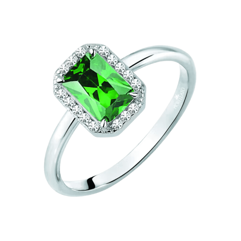 Inel Tesori Emerald dreptunghiular - Inele din argint - saiw76012 - MORELLATO - Tessora