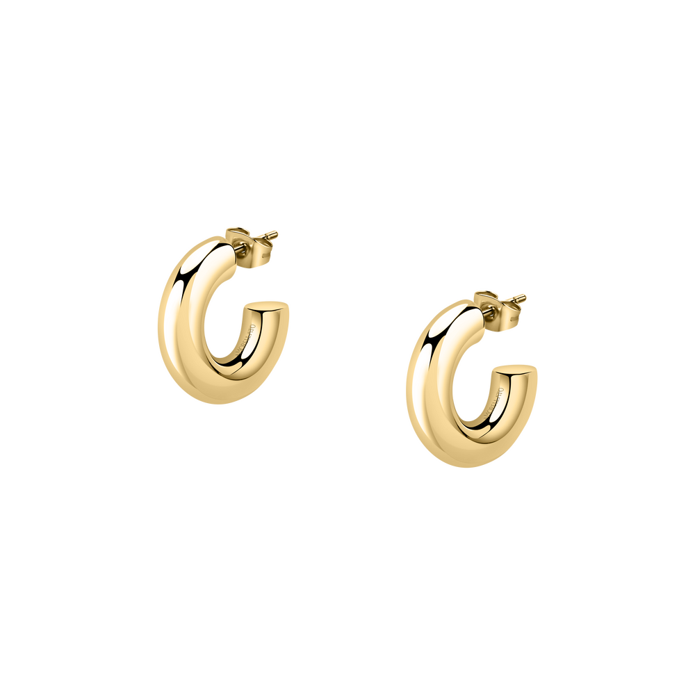 Women's mini earrings Creole gold-plated