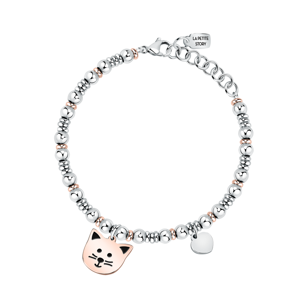 Women's Adjustable Bracelet with Cat, LA PETITE STORY