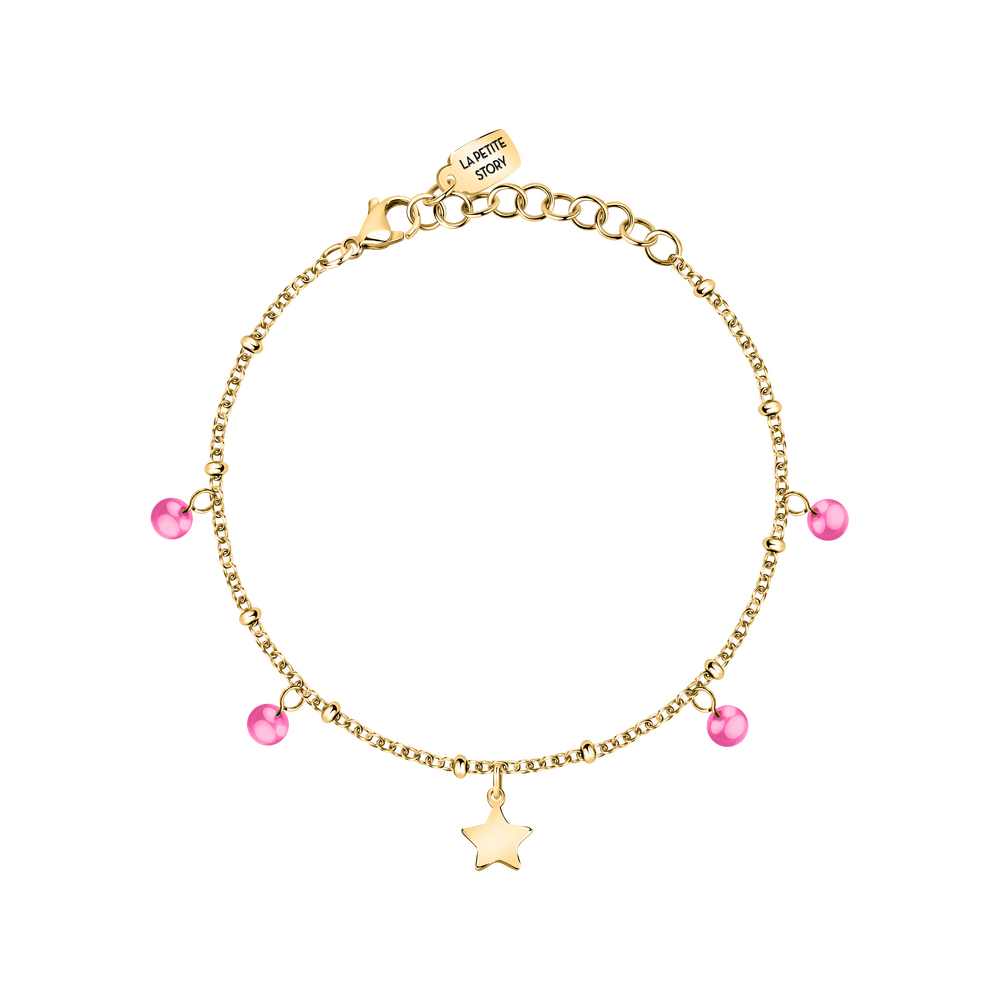 Women's Adjustable Bracelet with Star Pendant, LA PETITE STORY
