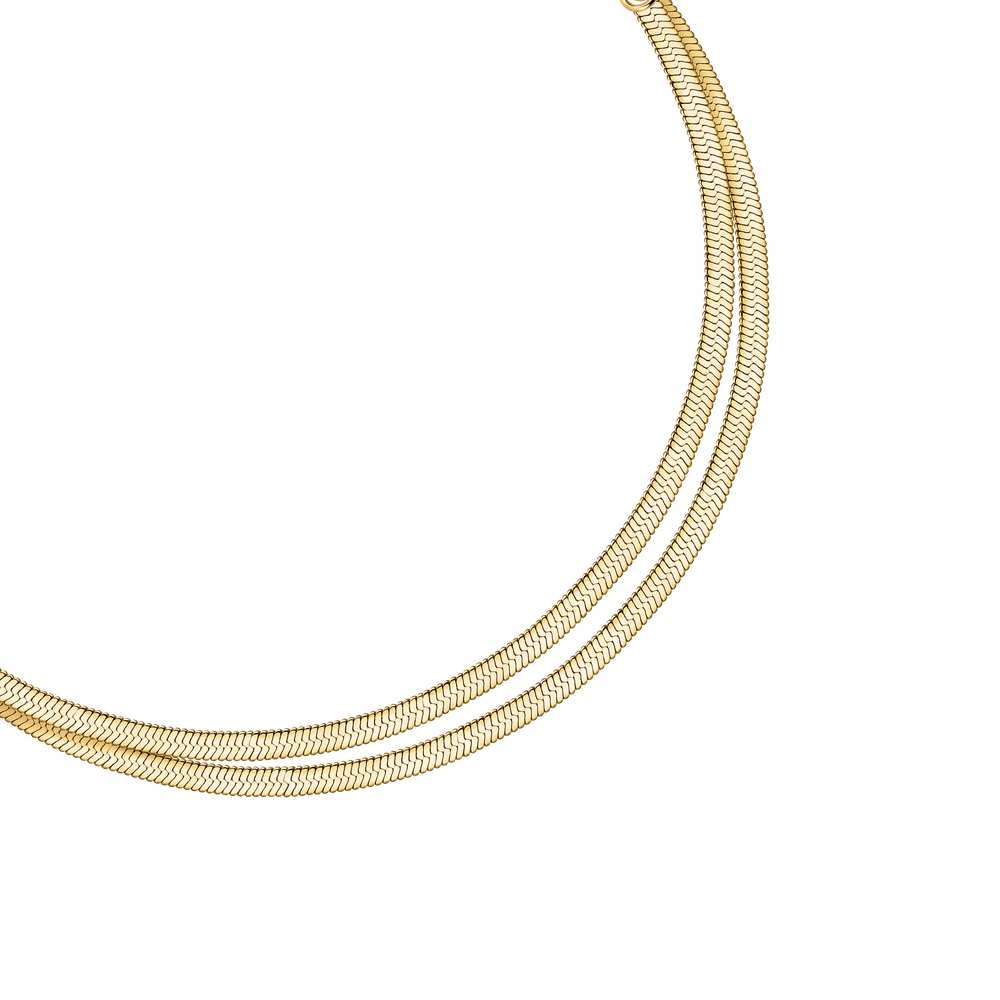 Women's bracelet Torchon gold with knot, adjustable 15 cm + 4 cm extension, MORELLATO