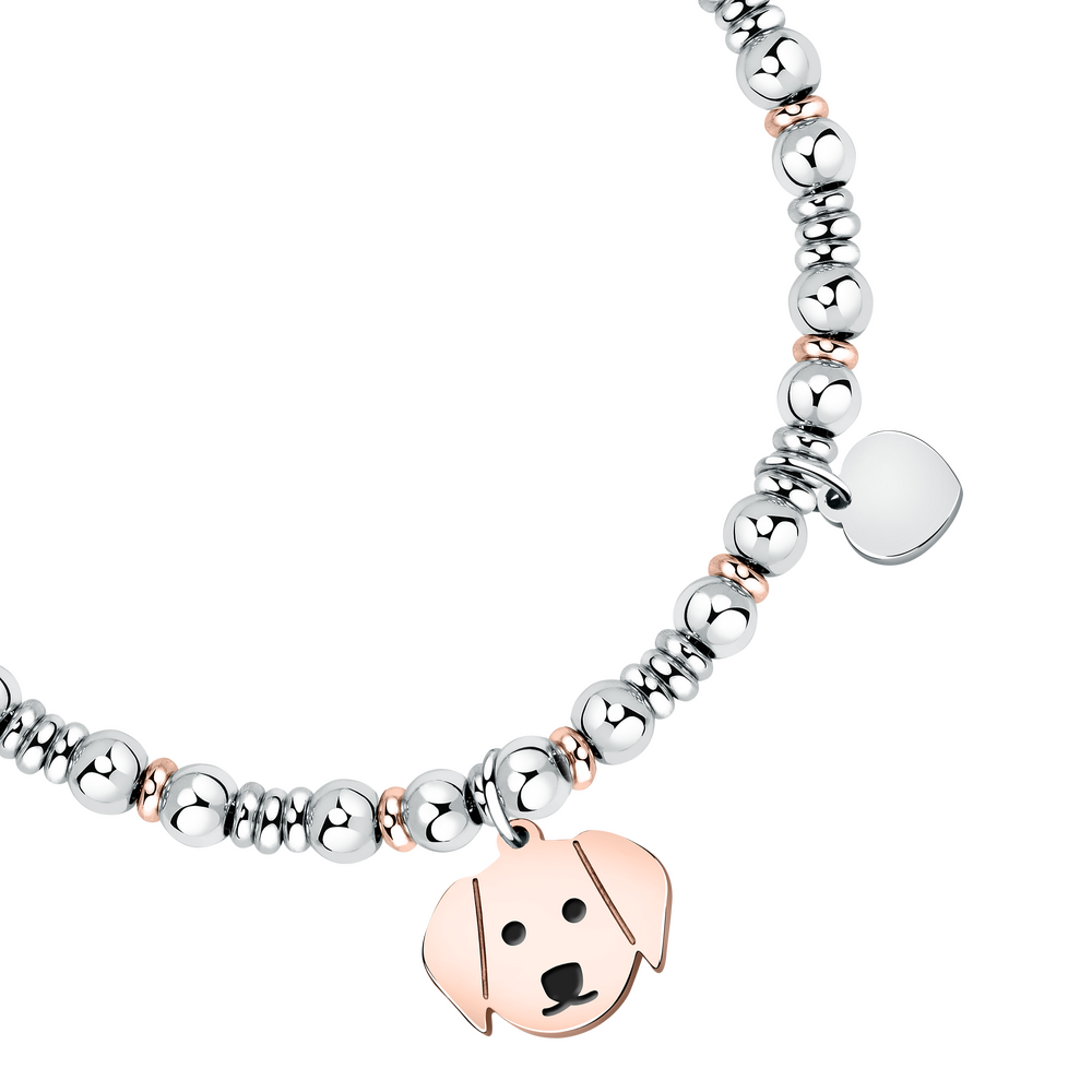 Women's Adjustable Bracelet with Dog, LA PETITE STORY