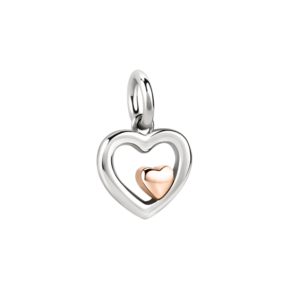 Talisman de tip pandantiv inima dubla - Talismane tip pandantiv - scz1090 - MORELLATO - Tessora