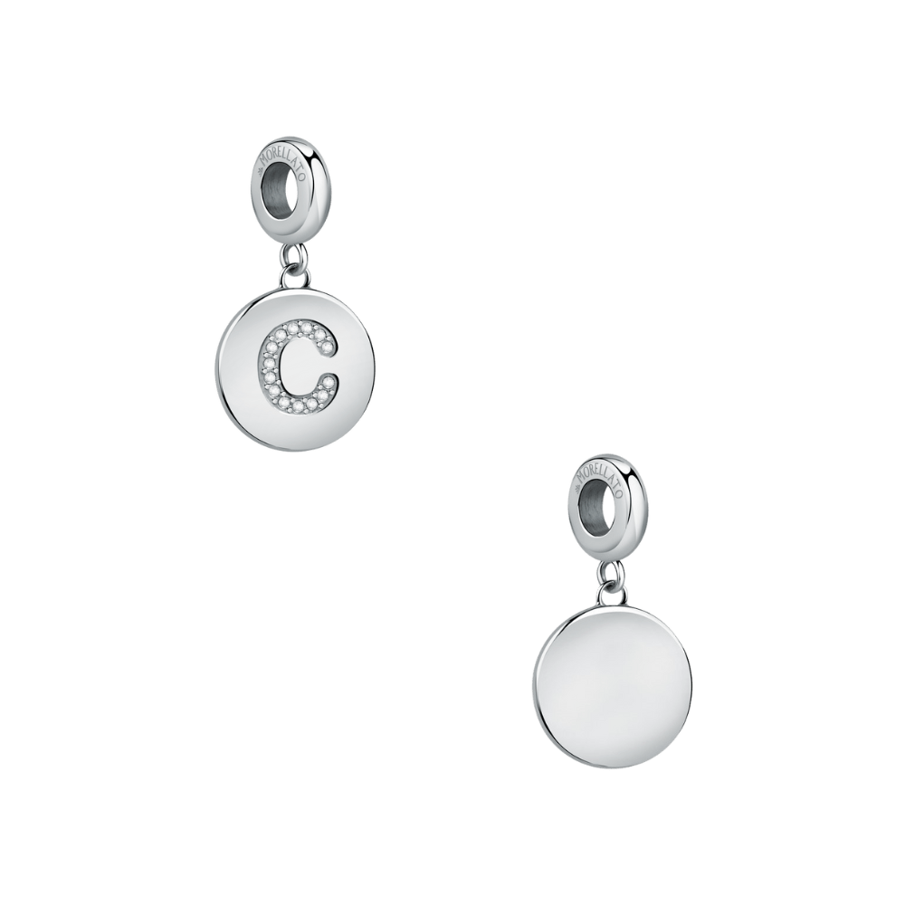 Talisman de tip pandantiv litera C, gravabil - Talismane tip pandantiv - scz1156 - MORELLATO - Tessora