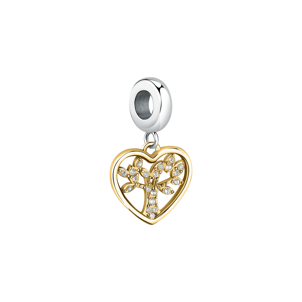 Talisman de tip pandativ in forma de inima cu arbore genealogic - Talismane tip pandantiv - scz1275 - MORELLATO - Tessora