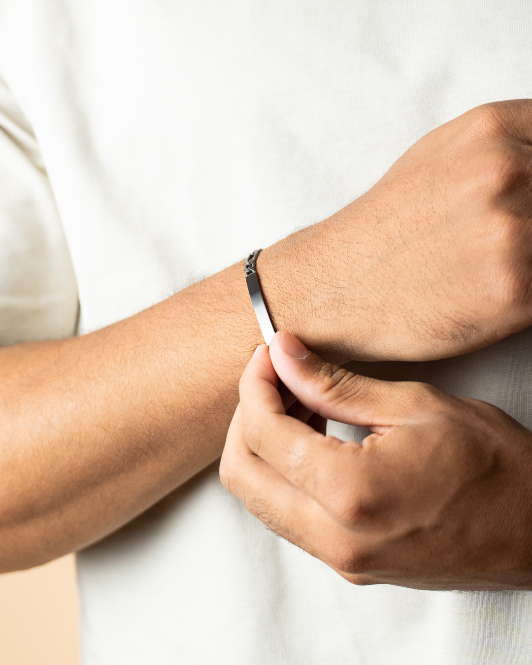 Men's bracelet adjustable Verto Black, GEMINI