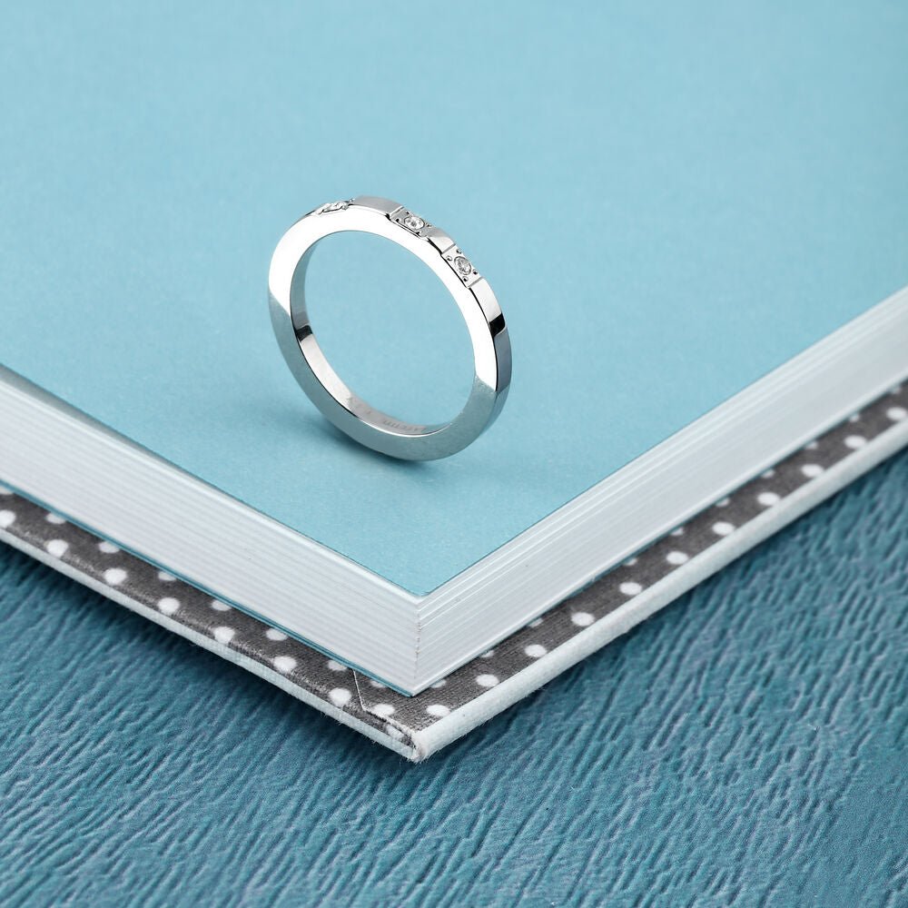 Women's Silver Ring, LA PETITE STORY - Rings - lps03avv07010 - LA PETITE STORY - Tessora